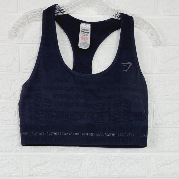 Gymshark Other - 21: Gymshark Racerback Logo Sports Bra | Black | XL